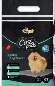 Tapete higiênico com carvão ativado 7 unidades