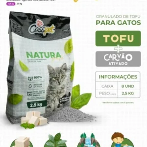 Granulado higiênico Tofu Natural Fresh