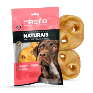 Petisco natural focinho suíno MASTIG pacote com 2 unidades