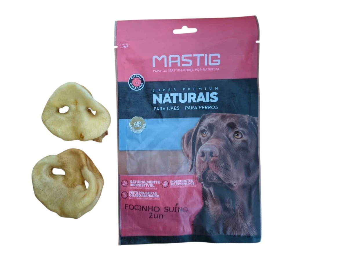Petisco natural focinho suíno MASTIG pacote com 2 unidades 3 Petisco natural focinho suíno MASTIG pacote com 2 unidades - Imagem 3