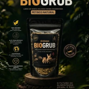 Biogrub Petisco natural de larvas de mosca soldado negra