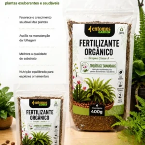 Adubo orgânico - Entomos Garden - Orquídeas e samambaias